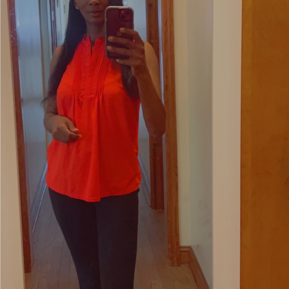 Small orange top woman’s top